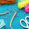 31 Color Lanyard String Kit, Gimp String for Bracelets Boondoggle Keychains, Plastic Cord with Rings and Hooks (40 Ft Each Roll)